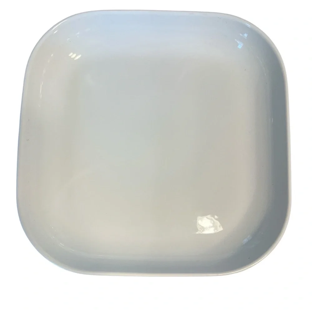 IKea Square White Feldsbar Porcelain oven to table Dish Oven & Micro safe
